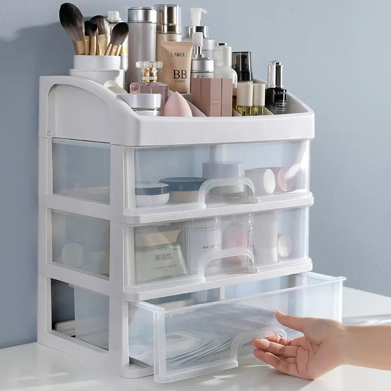 Stylish Makeup & Jewelry Organizer with Drawers