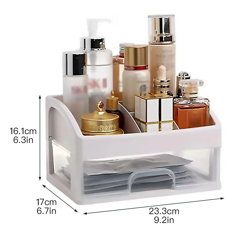 Stylish Makeup & Jewelry Organizer with Drawers