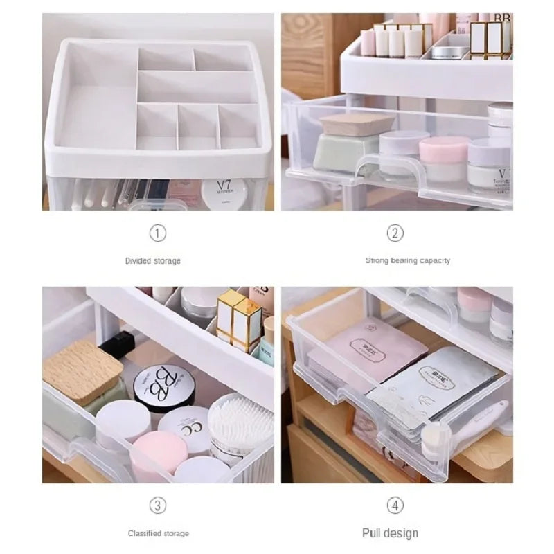 Stylish Makeup & Jewelry Organizer with Drawers